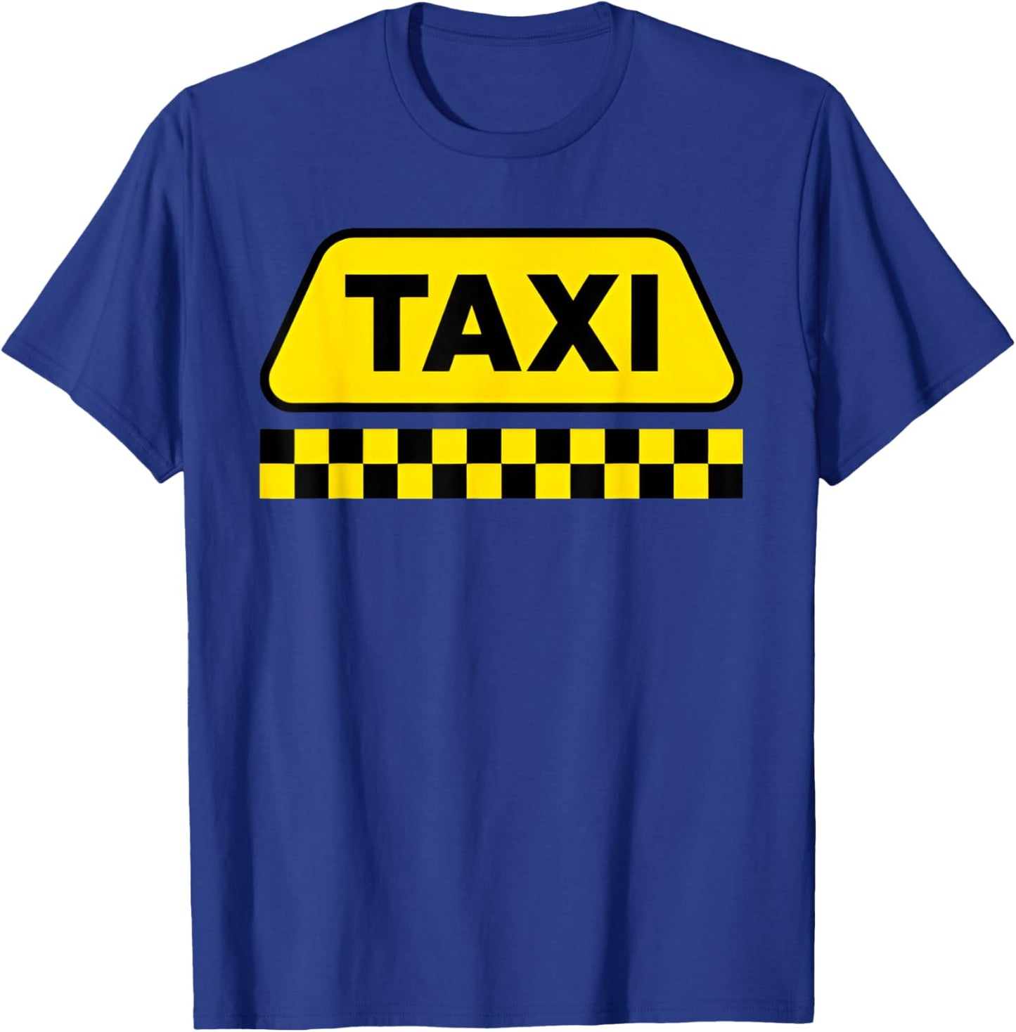 NYC Taxi Costume Halloween Yellow Cab Driver Men Women Kids T-Shirt - T-Shirt | Royal