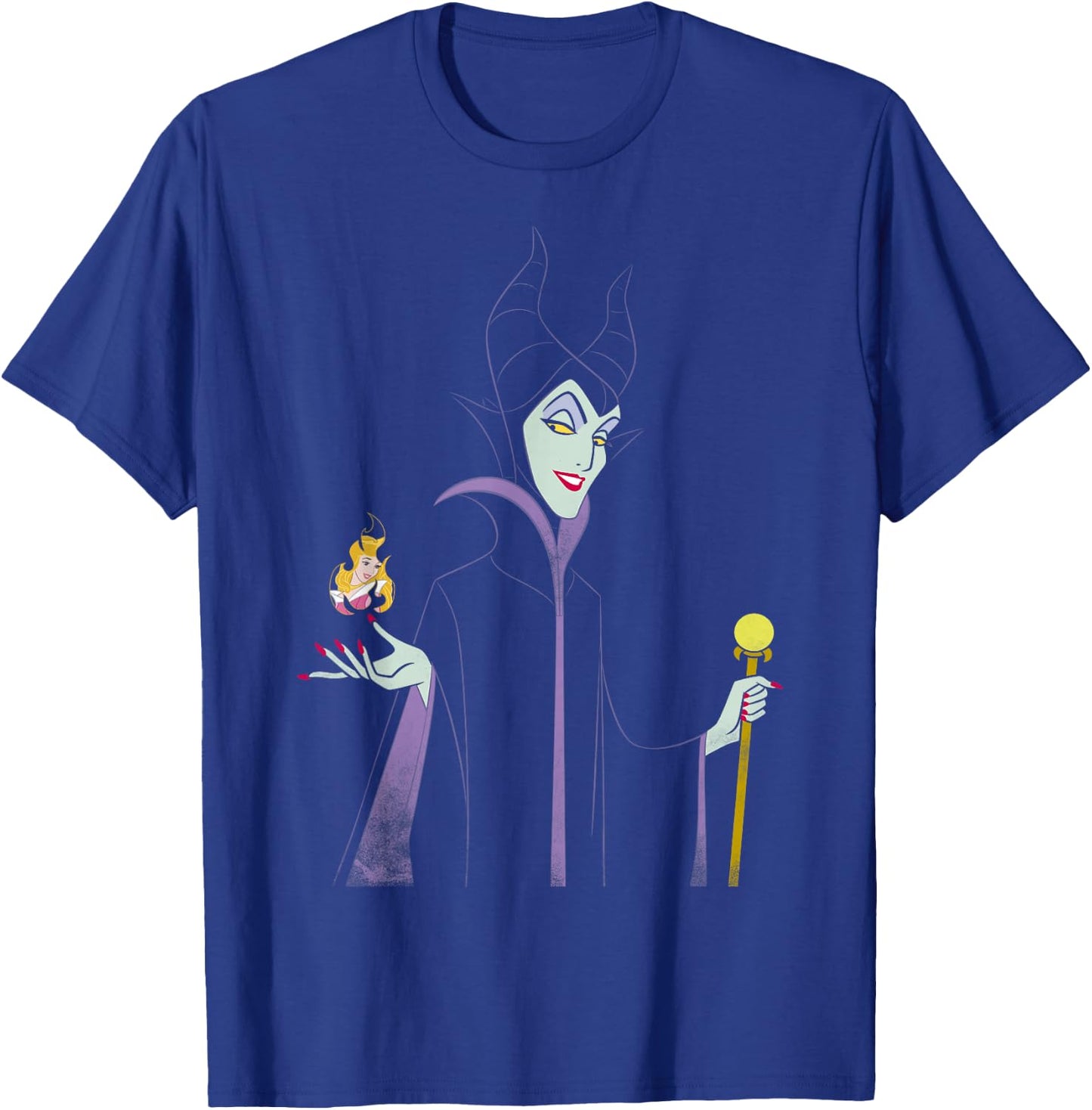 Disney Sleeping Beauty Maleficent Outline Flame T-Shirt - T-Shirt | Royal