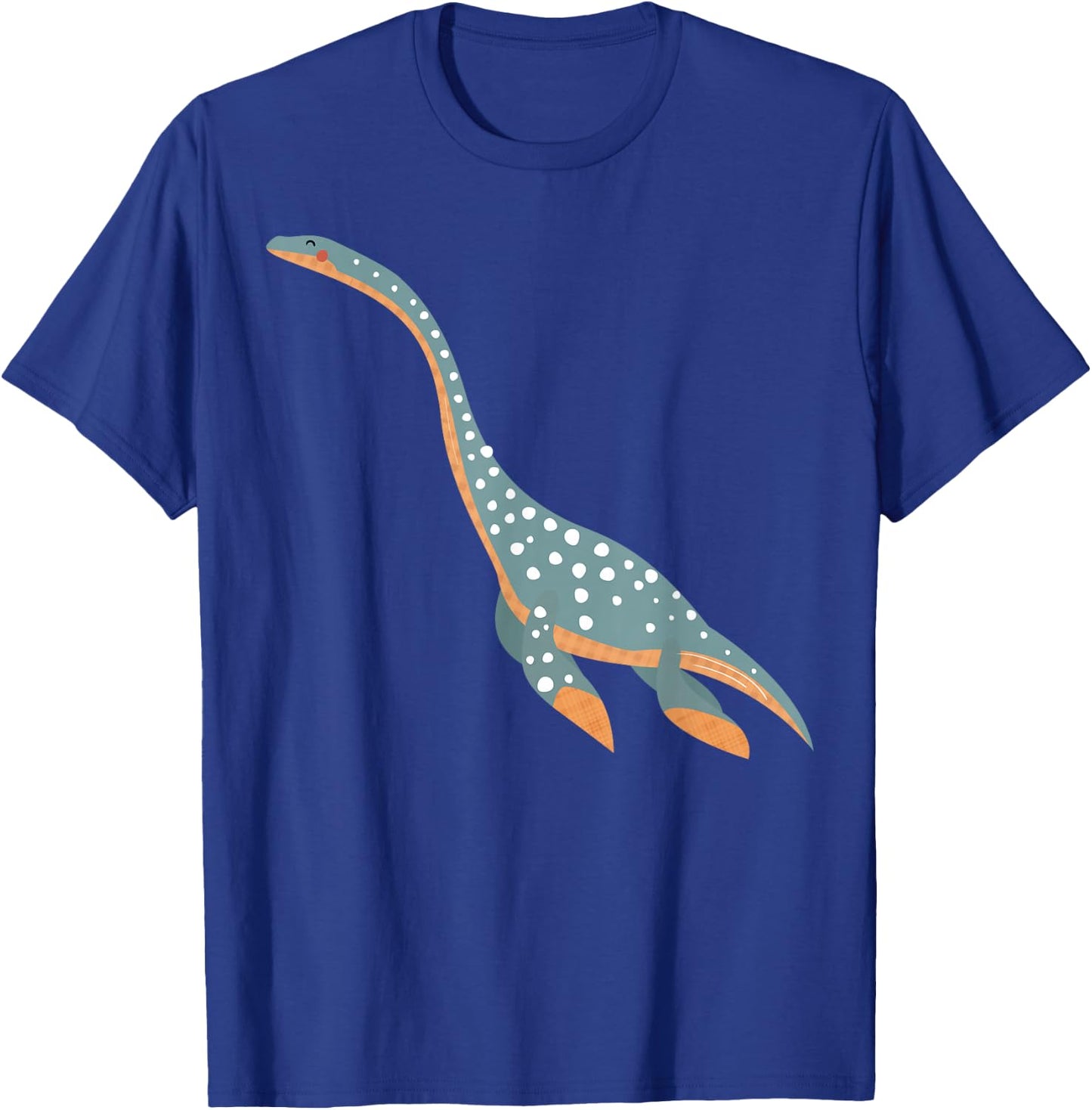 Cute Elasmosaurus | Swimming Ocean Dinosaur & Gift T-Shirt - T-Shirt | Royal