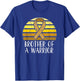 Brother Of A Warrior Childhood Cancer Awareness T-Shirt - T-Shirt | Royal