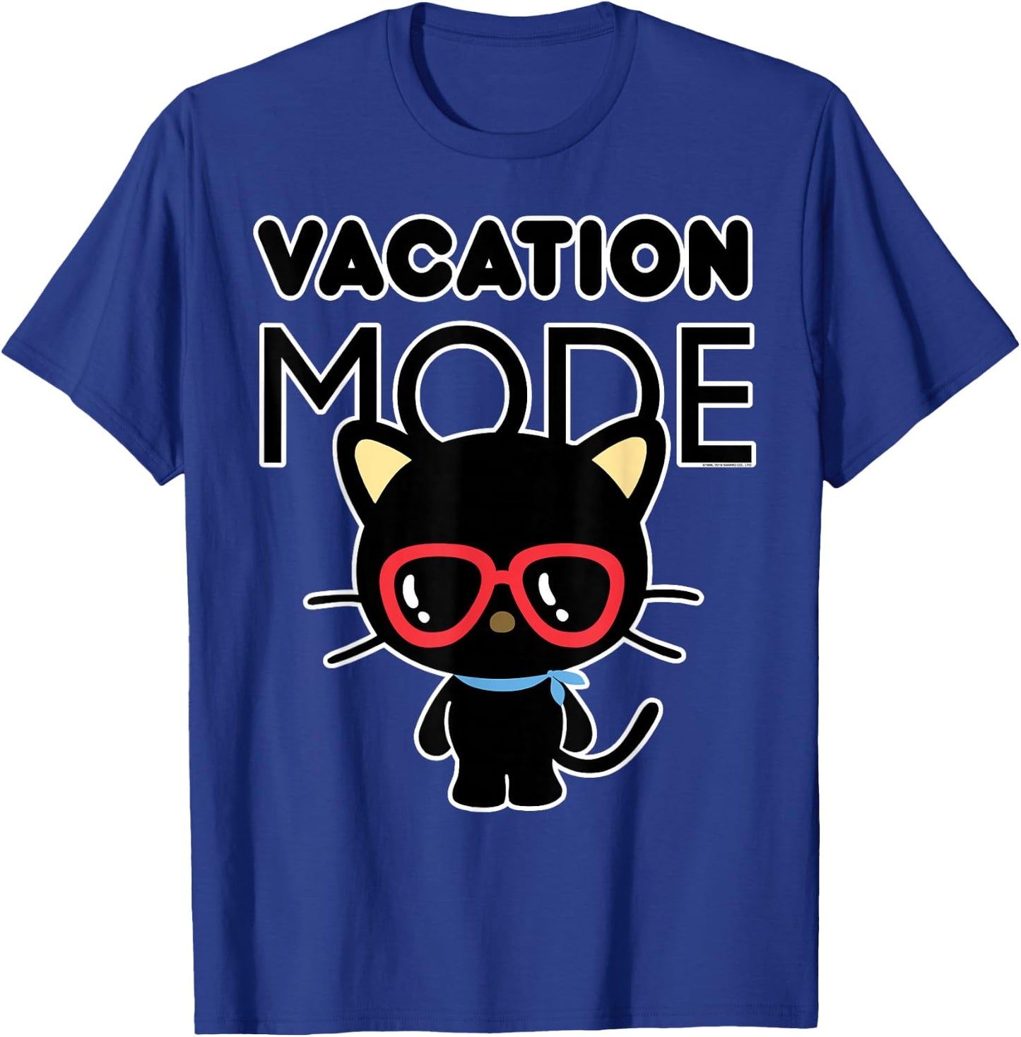 Chococat Vacation Mode Sunglasses T-Shirt - T-Shirt | Royal