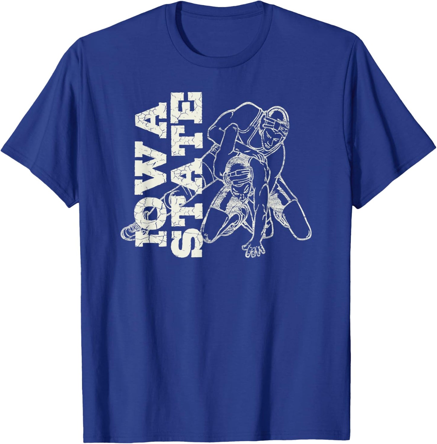 Iowa State Wrestler Wrestling Shirt T-Shirt - T-Shirt | Royal