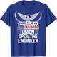 American Union Operating Engineer Pride T-Shirt - T-Shirt | Royal