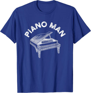 Baby Grand Piano Man Teacher Student Pianist Gifts T-Shirt - T-Shirt | Royal
