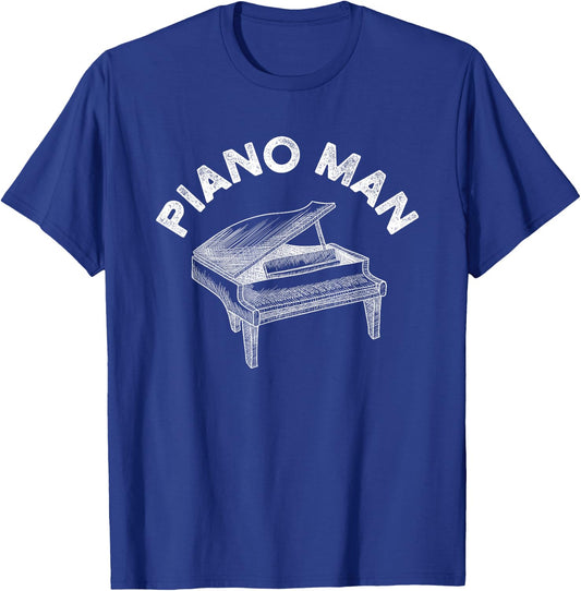 Baby Grand Piano Man Teacher Student Pianist Gifts T-Shirt - T-Shirt | Royal
