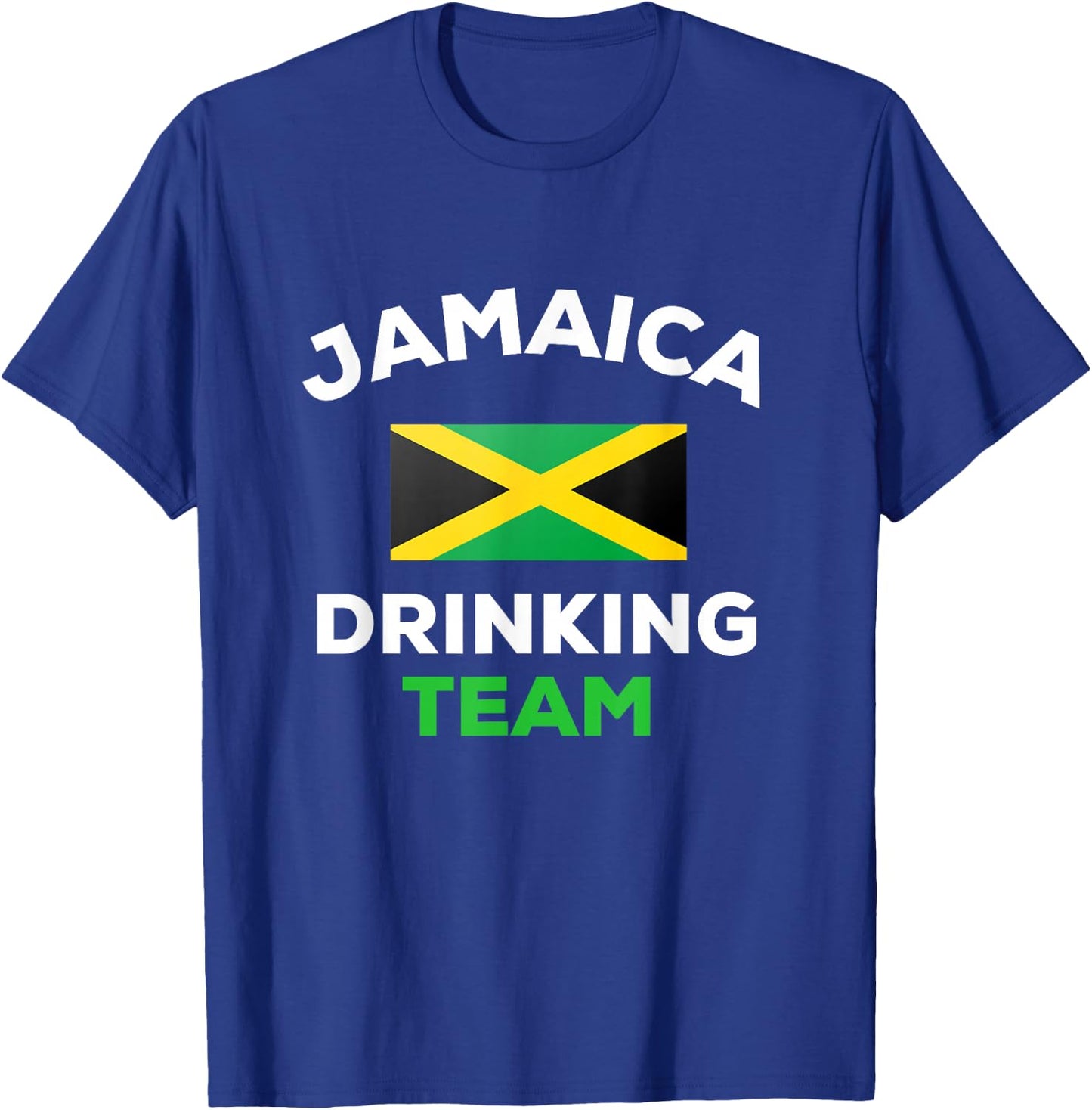 Jamaica Drinking Team Jamaican Drunk Country Beer Flag T-Shirt - T-Shirt | Royal