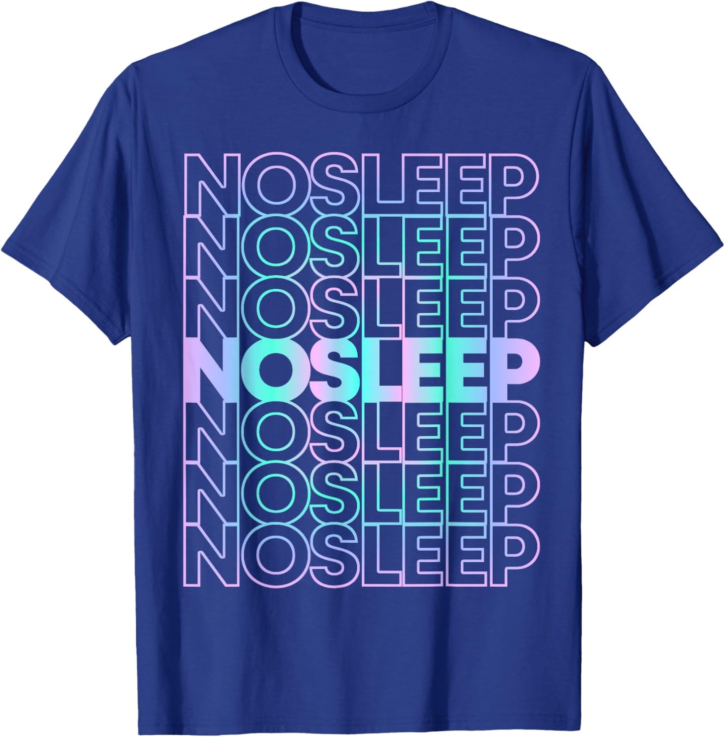 No Sleep Rave Festival EDM T-Shirt - T-Shirt | Royal