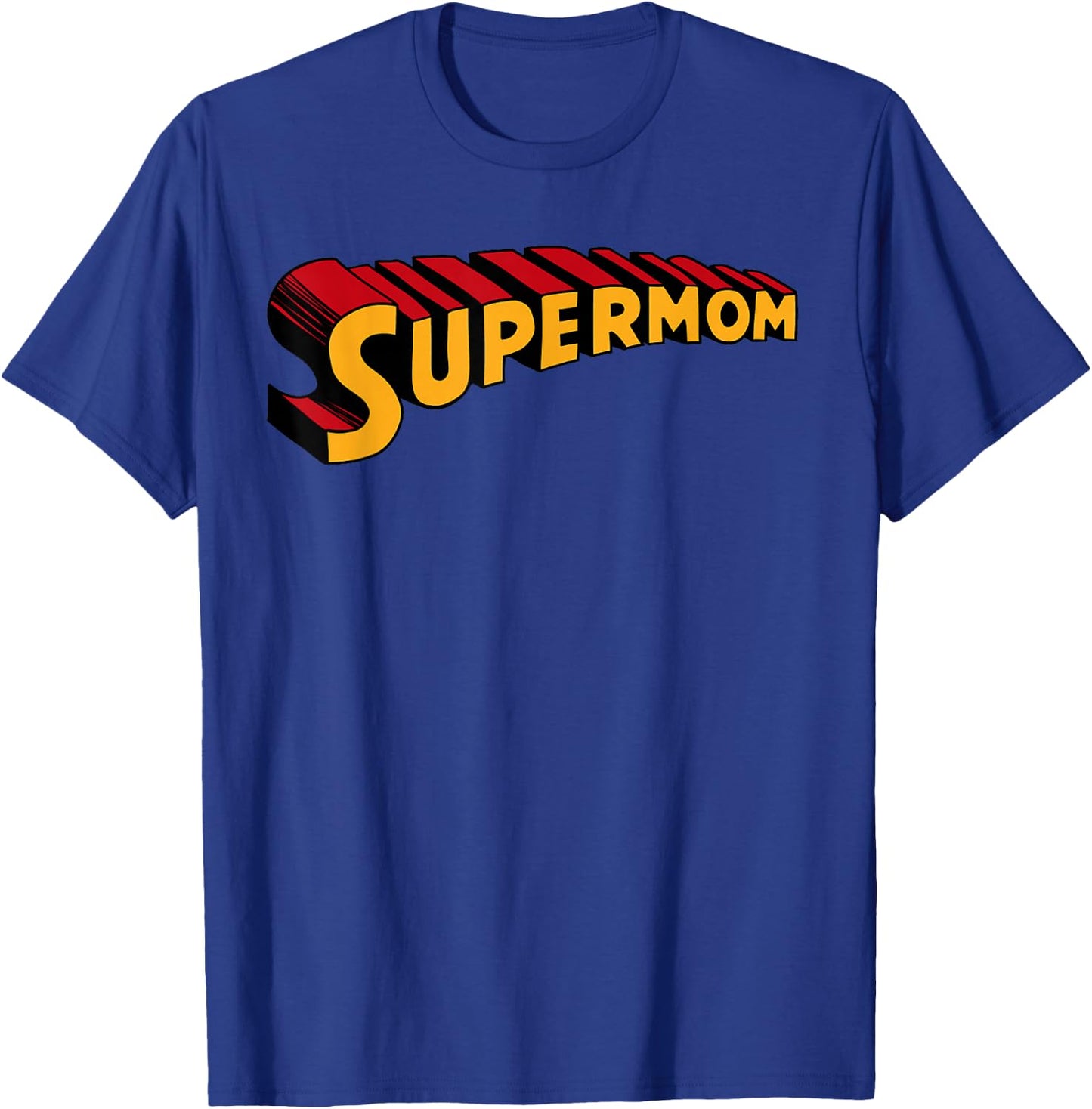 Super mom Superhero Mom Funny Super Mom T-Shirt - T-Shirt | Royal