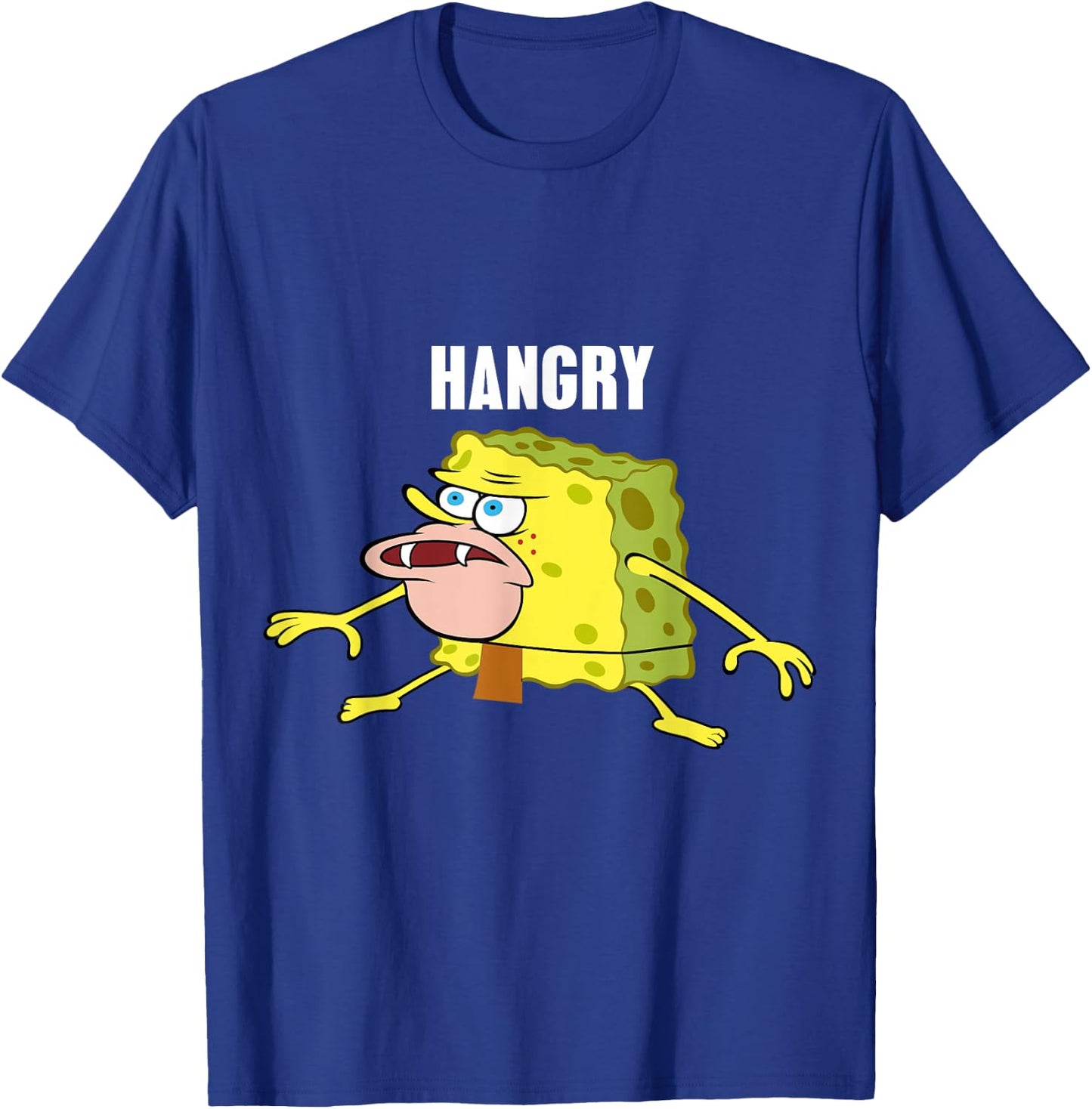 Hangry Caveman Spongebob Meme T-Shirt - T-Shirt | Royal