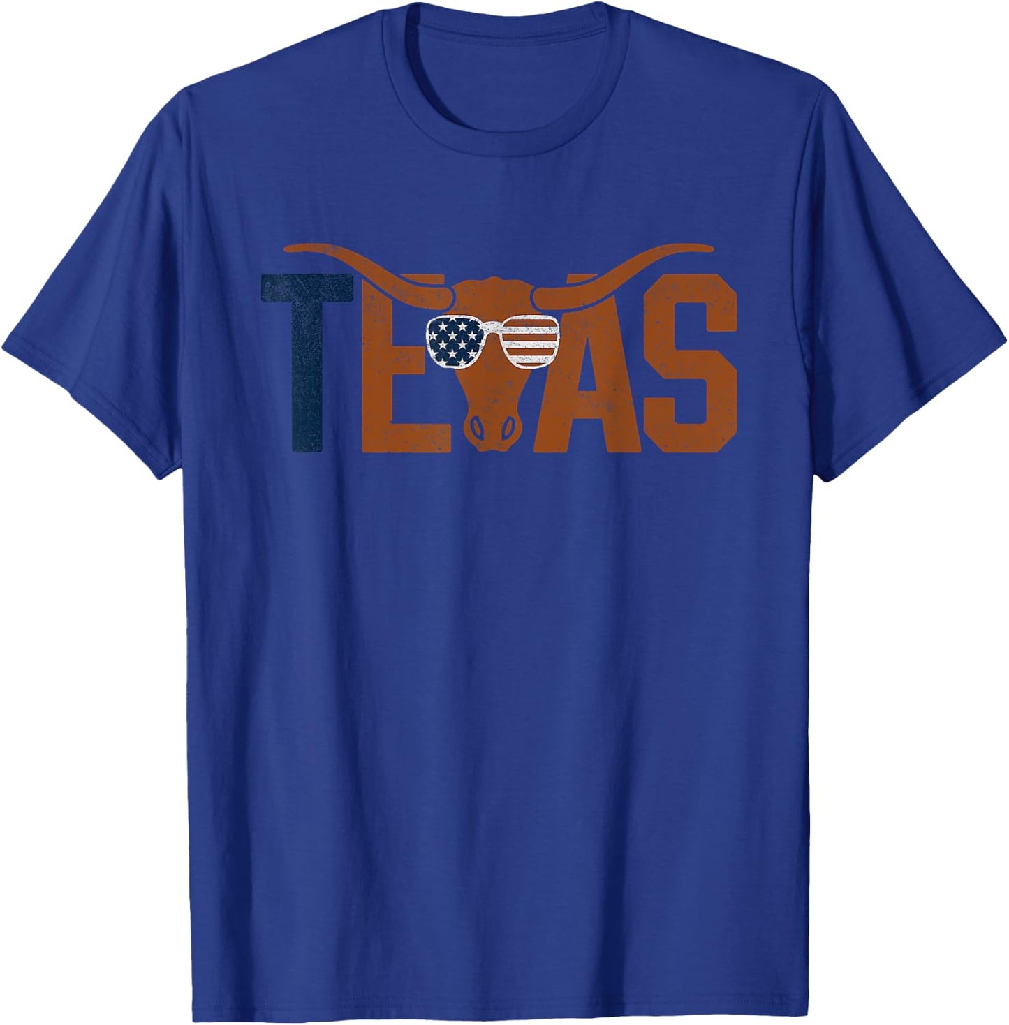 Texas Vintage Retro Black Small T-Shirt - T-Shirt | Royal
