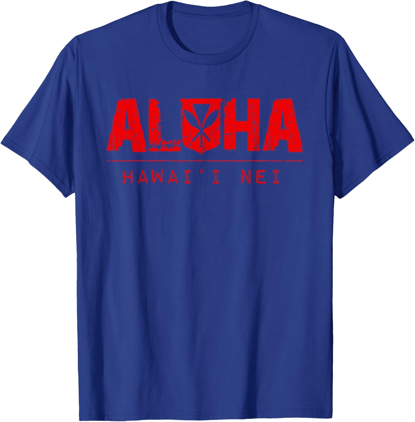 Aloha Hawai'i Nei Kanaka Maoli(red) by Hawaii Nei All Day T-Shirt - T-Shirt | Royal