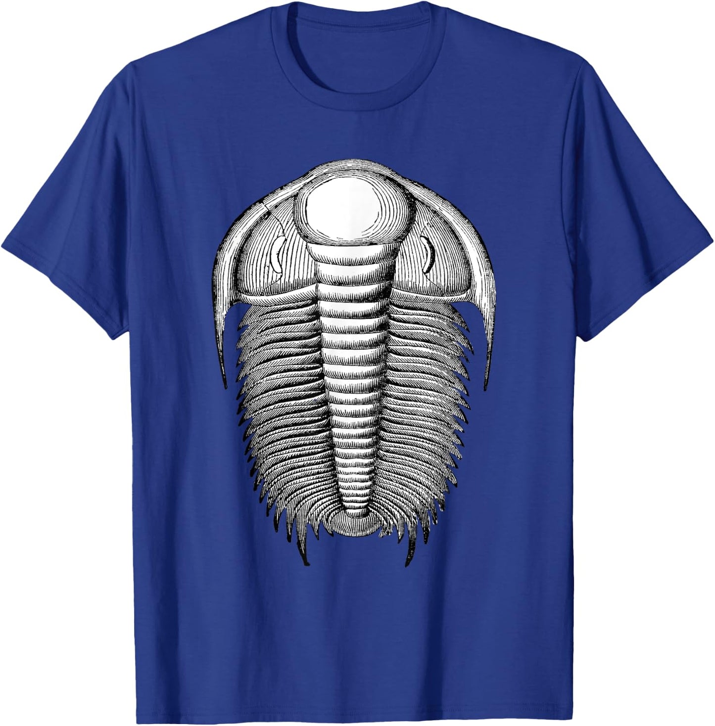Trilobite Fossil Scientific Palaeontology Art T-Shirt - T-Shirt | Royal