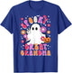 Spooky Great Grandma Halloween Great Grandmother Groovy T-Shirt - T-Shirt | Royal