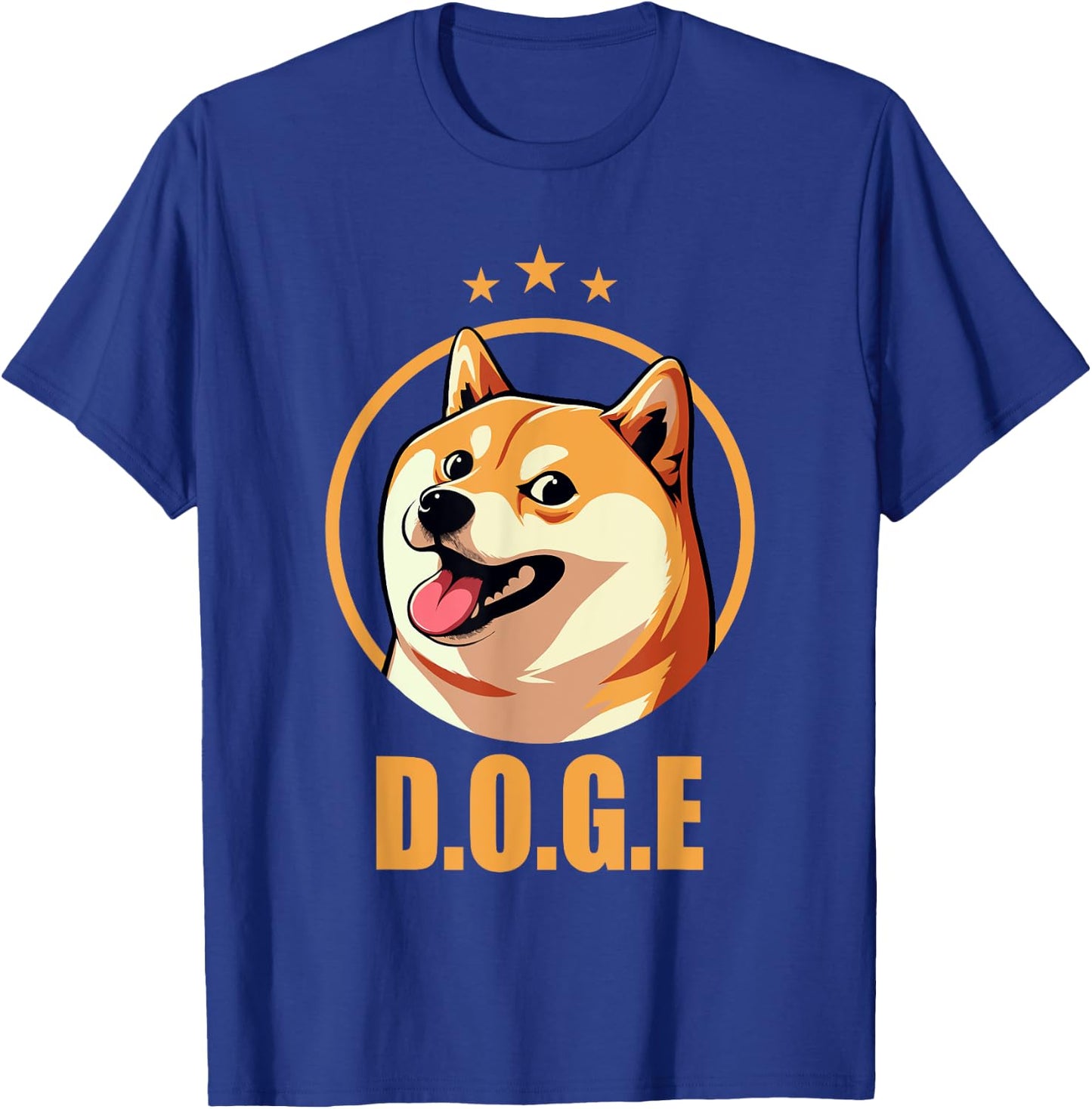 DOGE Department Of Government Efficiency Meme Shiba Inu Dog T-Shirt - T-Shirt | Royal