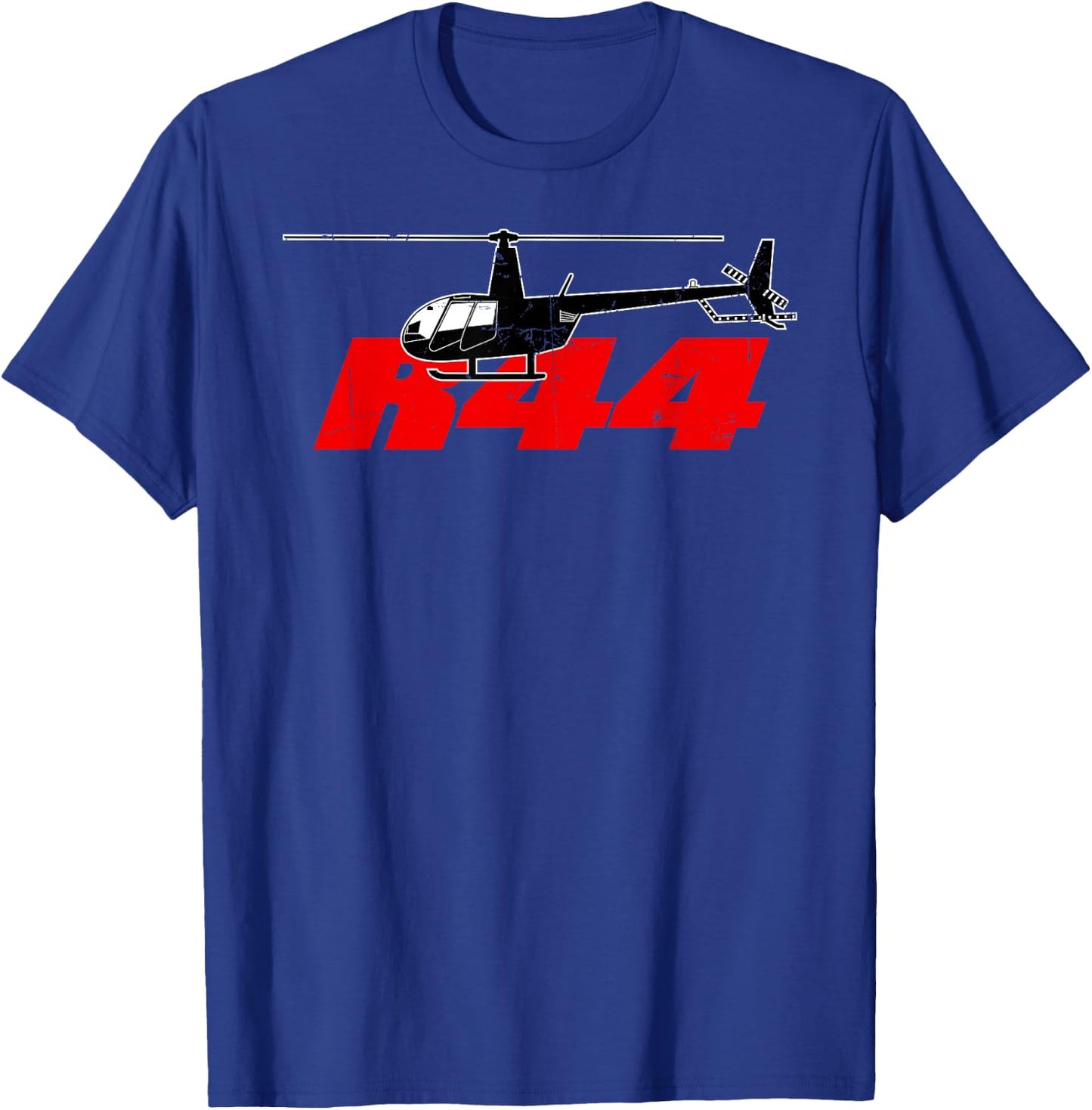 R44 Helicopter Pilot Aviation - R44 Helicopter T-Shirt - T-Shirt | Royal