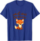 What Does the Fox Say? Funny Cute T-Shirt - T-Shirt | Royal