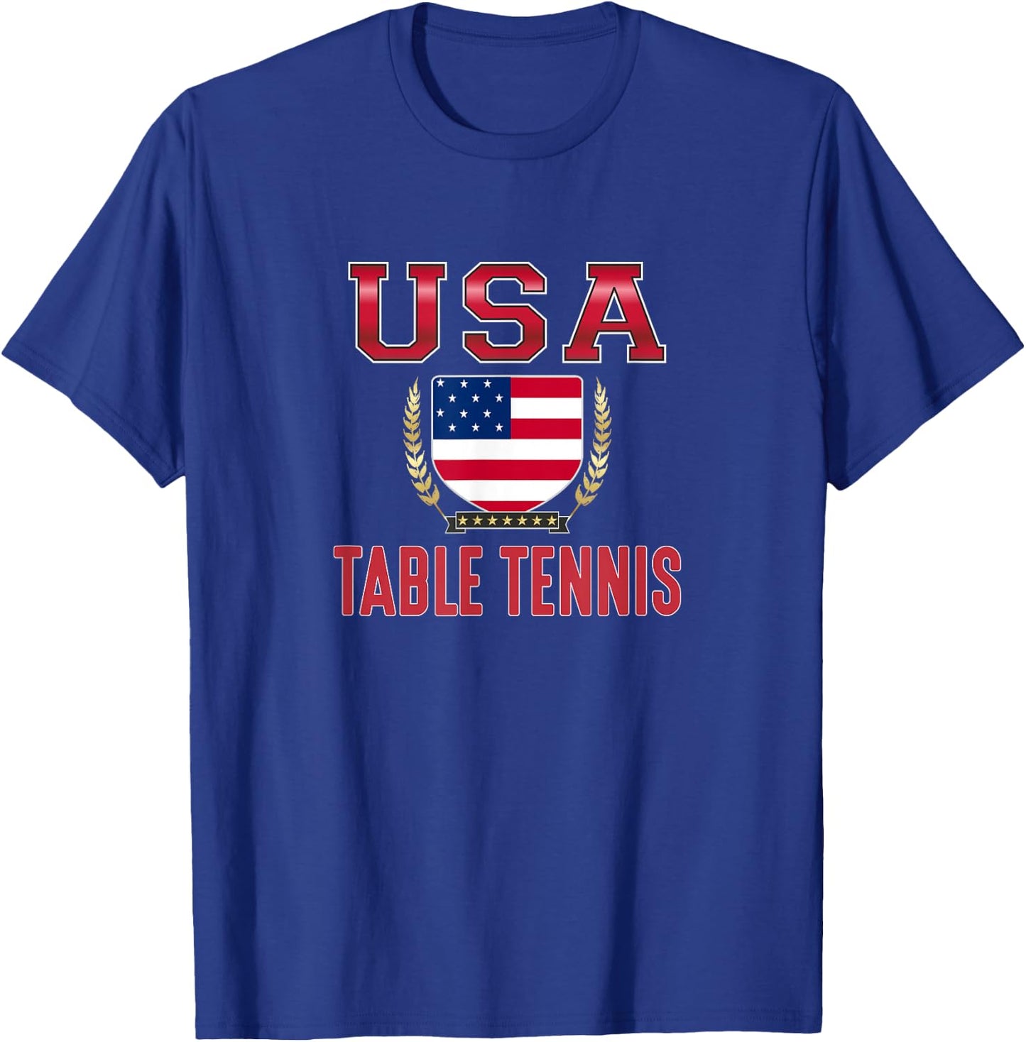 USA Table Tennis T-Shirt - T-Shirt | Royal