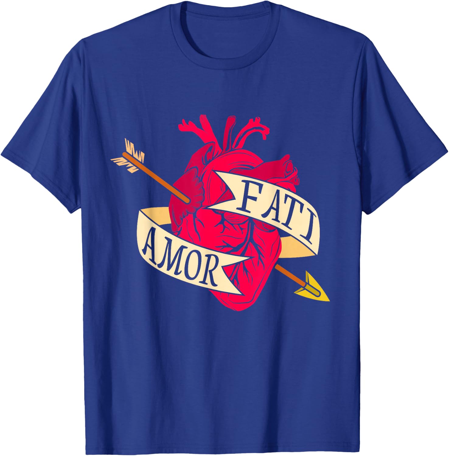 Stoicism Philosophy Shirts - Amor Fati T-Shirt - T-Shirt | Royal