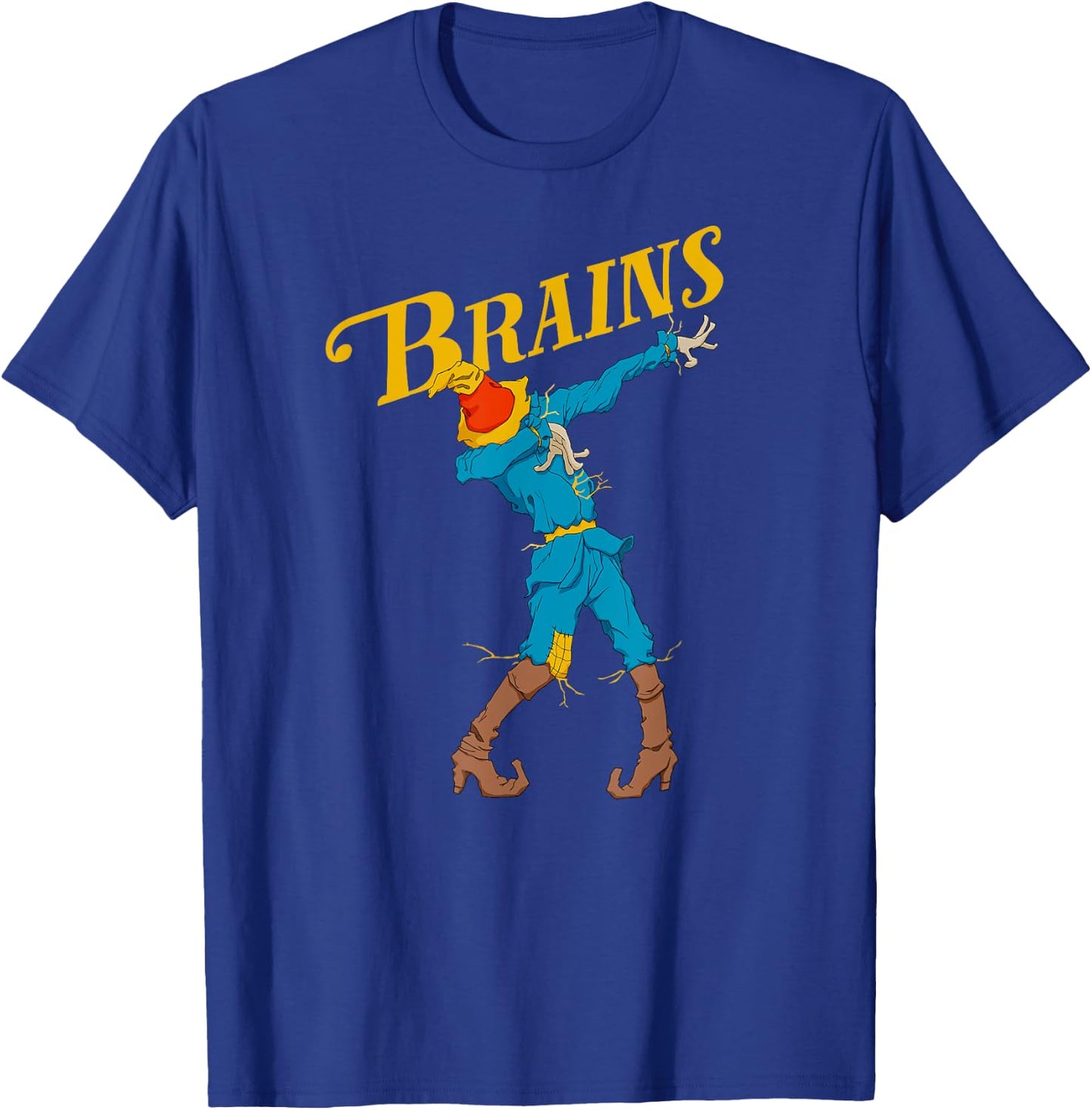 OZ Scarecrow Brains Shirt Art-Classic Dabbing Wizard Of Oz T-Shirt - T-Shirt | Royal