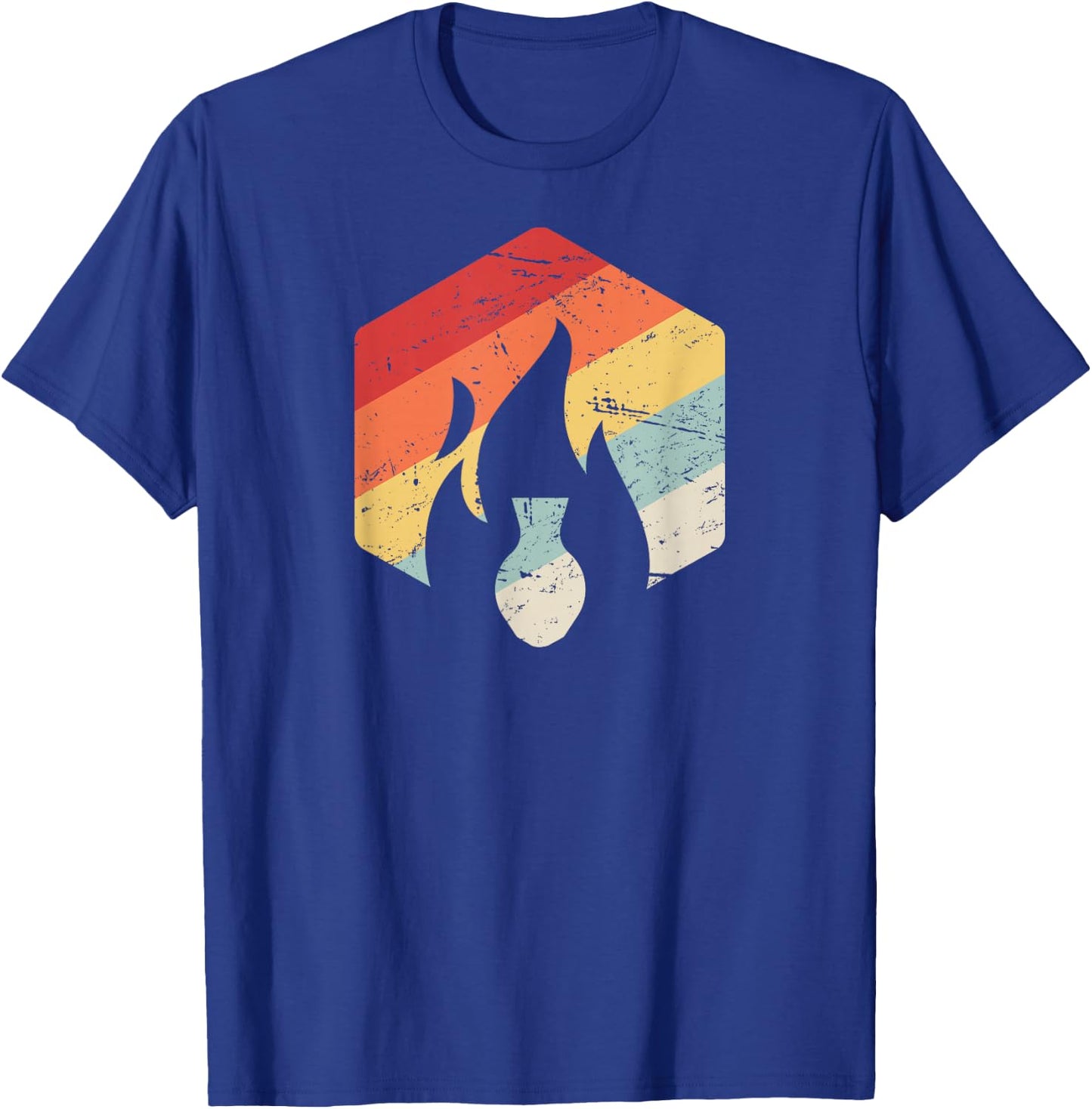Retro Vintage Kiln - Clay Sculpture, Pottery & Ceramics T-Shirt - T-Shirt | Royal