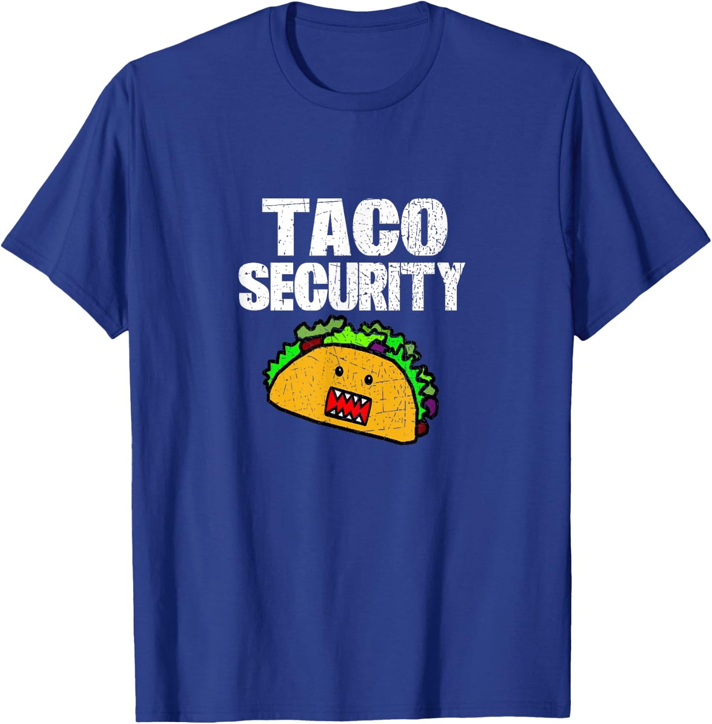 TACO SECURITY Funny Cinco de Mayo Shirt - Police Officer T-Shirt - T-Shirt | Royal