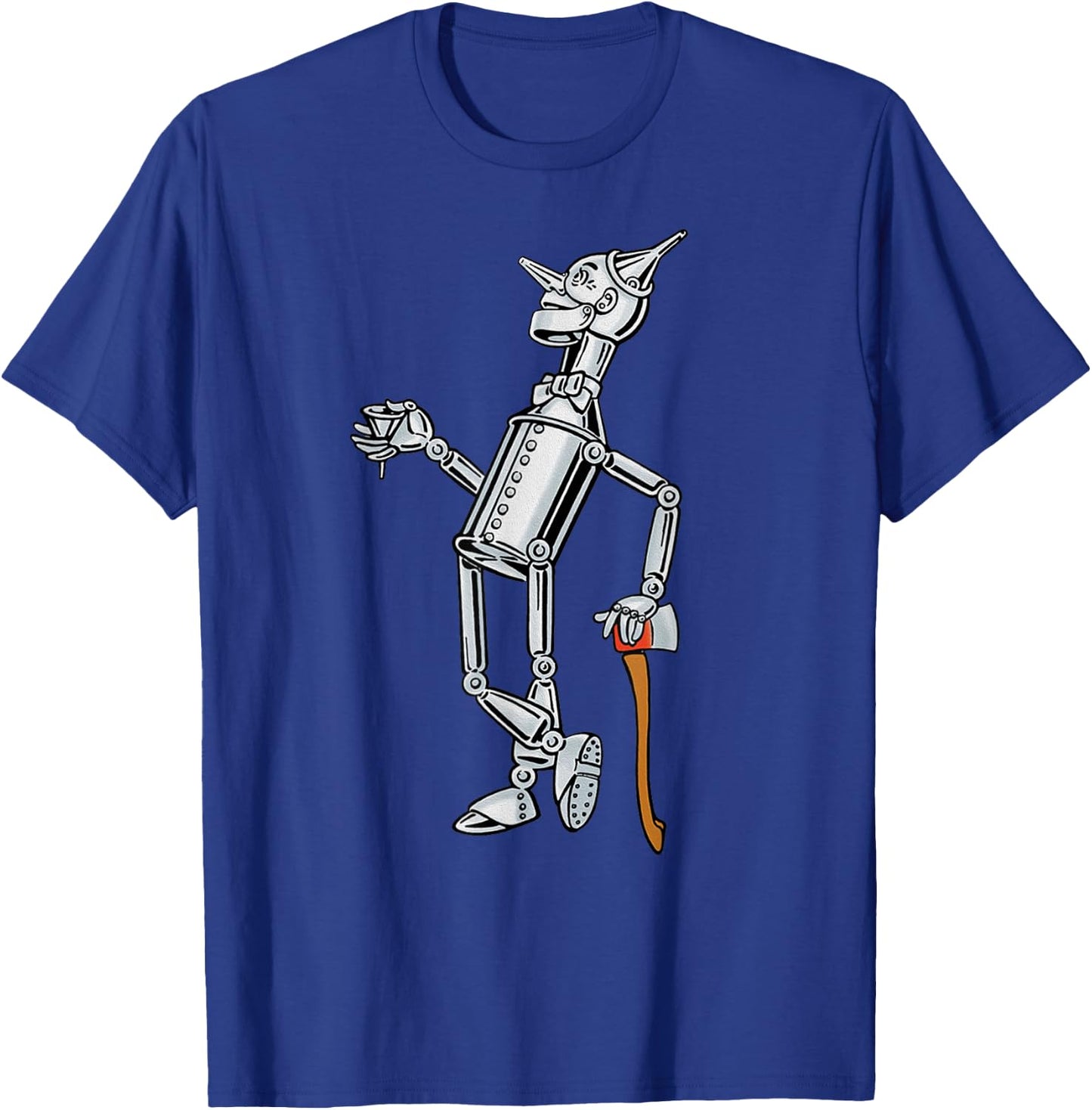 OZ Tin Man Shirt Art-Retro The Wizard of OZ Vintage Tin Man T-Shirt - T-Shirt | Royal