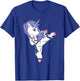Funny Unicorn Karate Girl I Taekwondo Martial Arts T-Shirt - T-Shirt | Royal