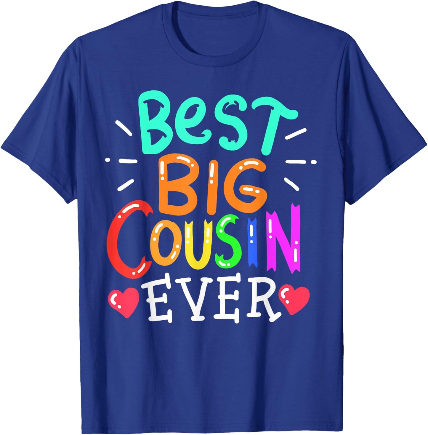 Best Big Cousin Family Cute Gift T-Shirt - T-Shirt | Royal