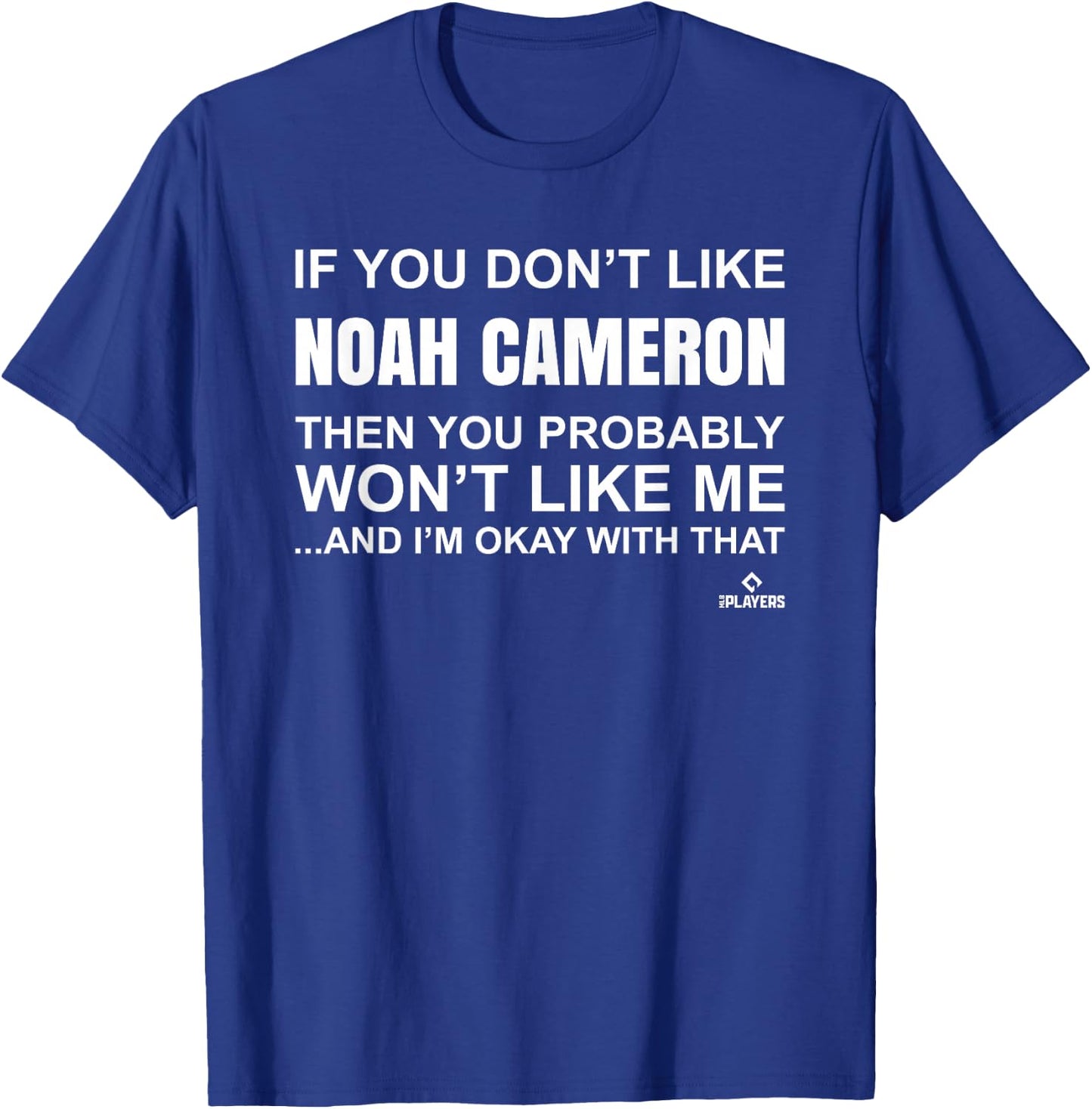 Noah Cameron Prospect Baseball Fan Gear T-Shirt - T-Shirt | Royal