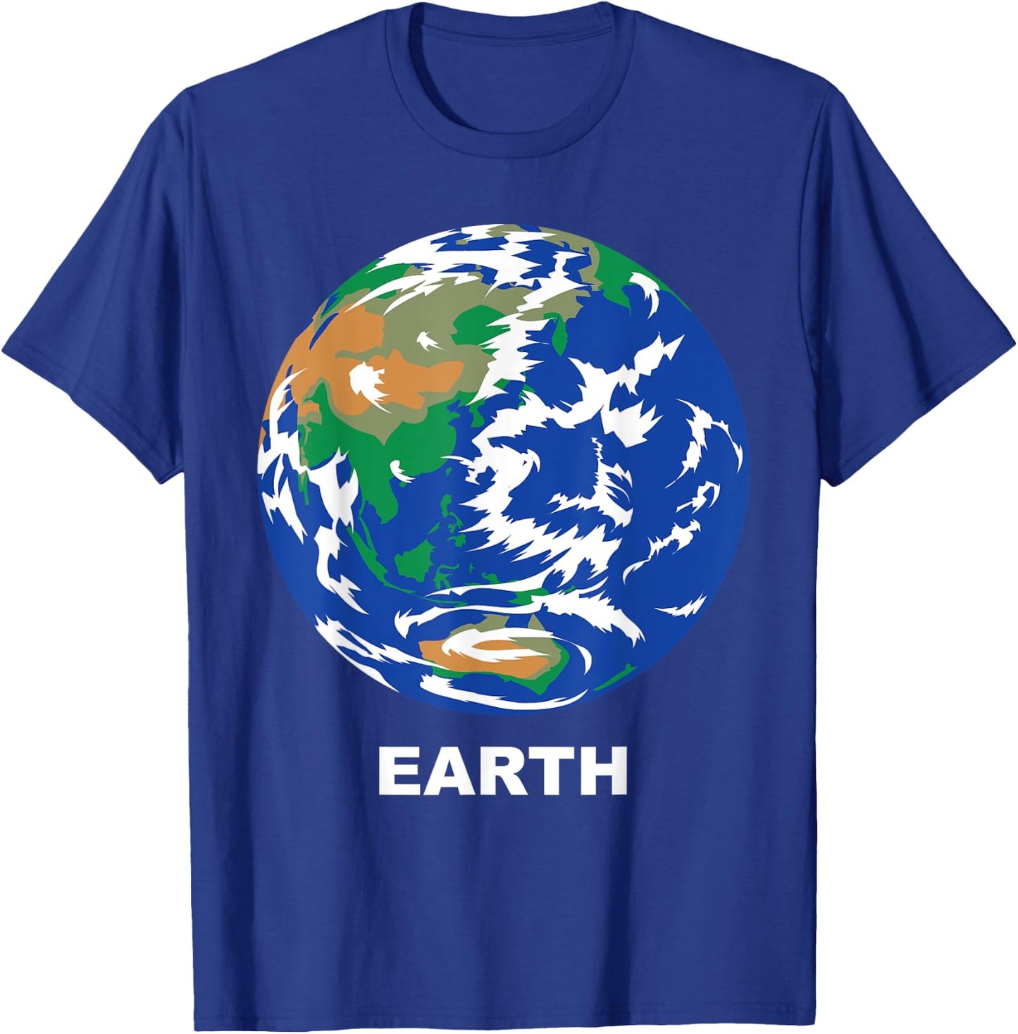 Solar System Group Costumes - Earth Terrestrial Planet T-Shirt - T-Shirt | Royal