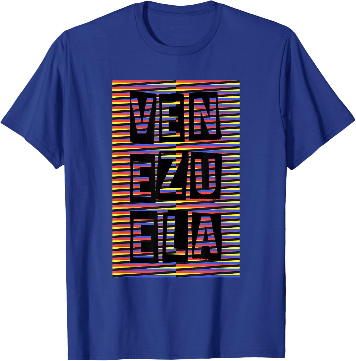Venezuela Traditional Chromatic Background Art T-Shirt - T-Shirt | Royal