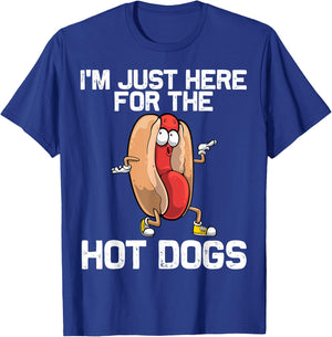 Funny Hot Dog Art Women Kids Hot Dog Stand Hot Dog T-Shirt - T-Shirt | Royal