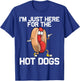 Funny Hot Dog Art Women Kids Hot Dog Stand Hot Dog T-Shirt - T-Shirt | Royal