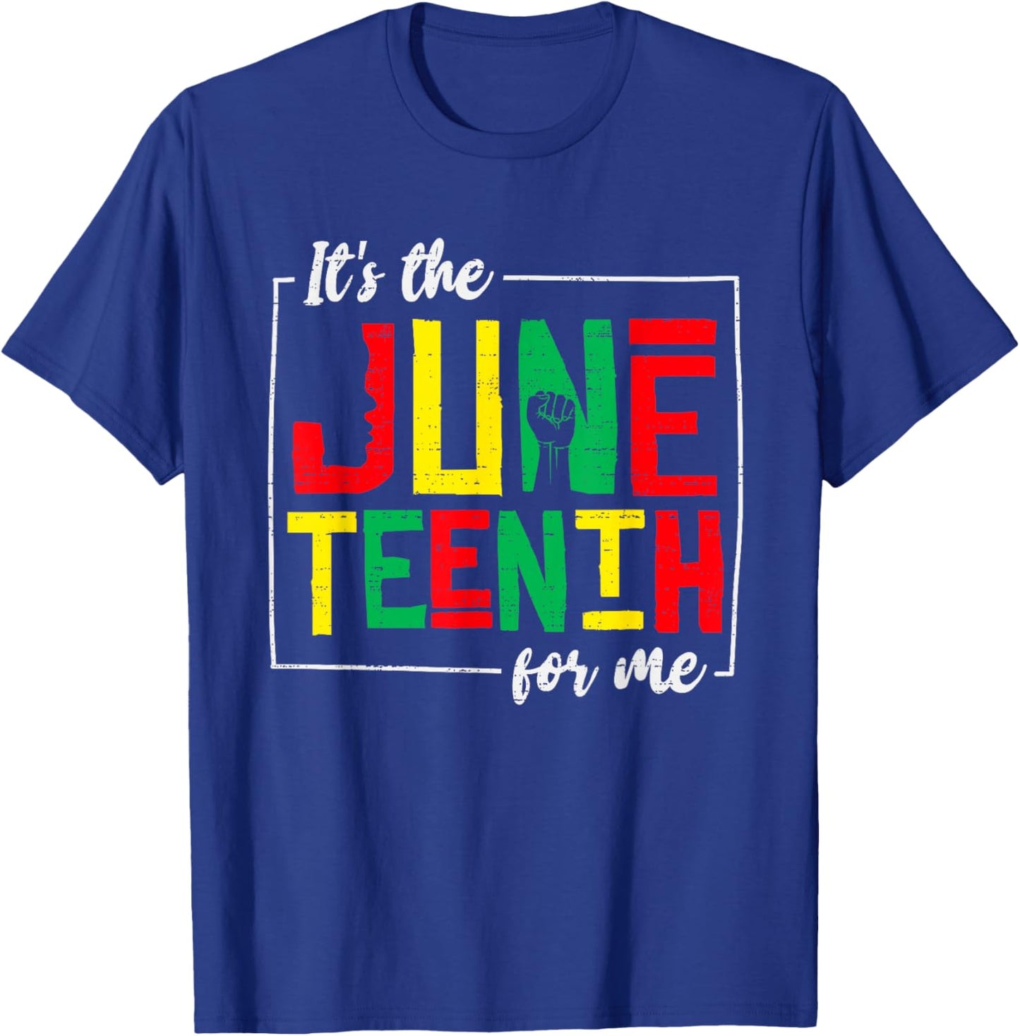 Juneteenth 1865 Freedom Day African June 19th Afro T-Shirt - T-Shirt | Royal