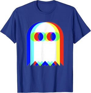 Threadrock Vaporwave Psychedelic Ghost Retro Halloween Techno EDM Adults Kids T-Shirt - T-Shirt | Royal