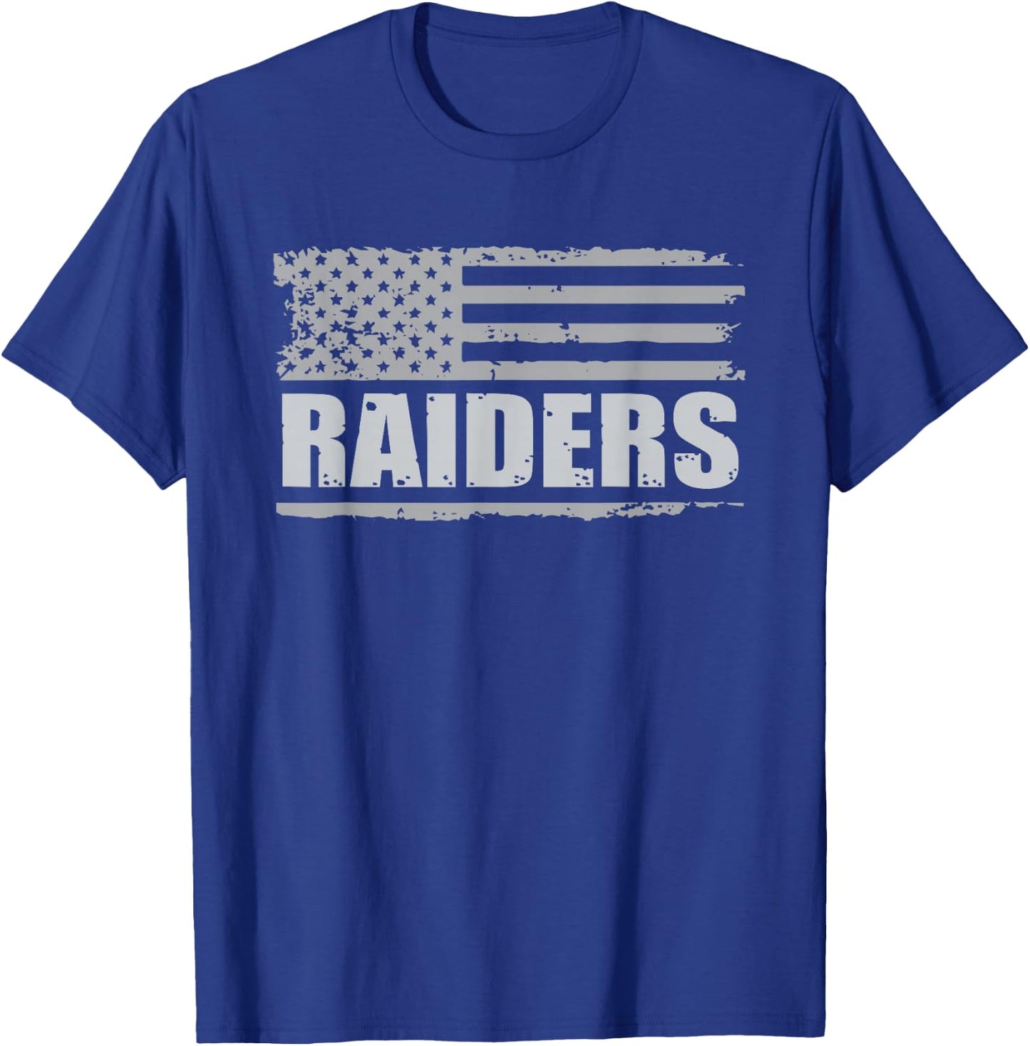 Raiders Heart Name Vintage Retro Gift Men Women Boy Girl T-Shirt - T-Shirt | Royal