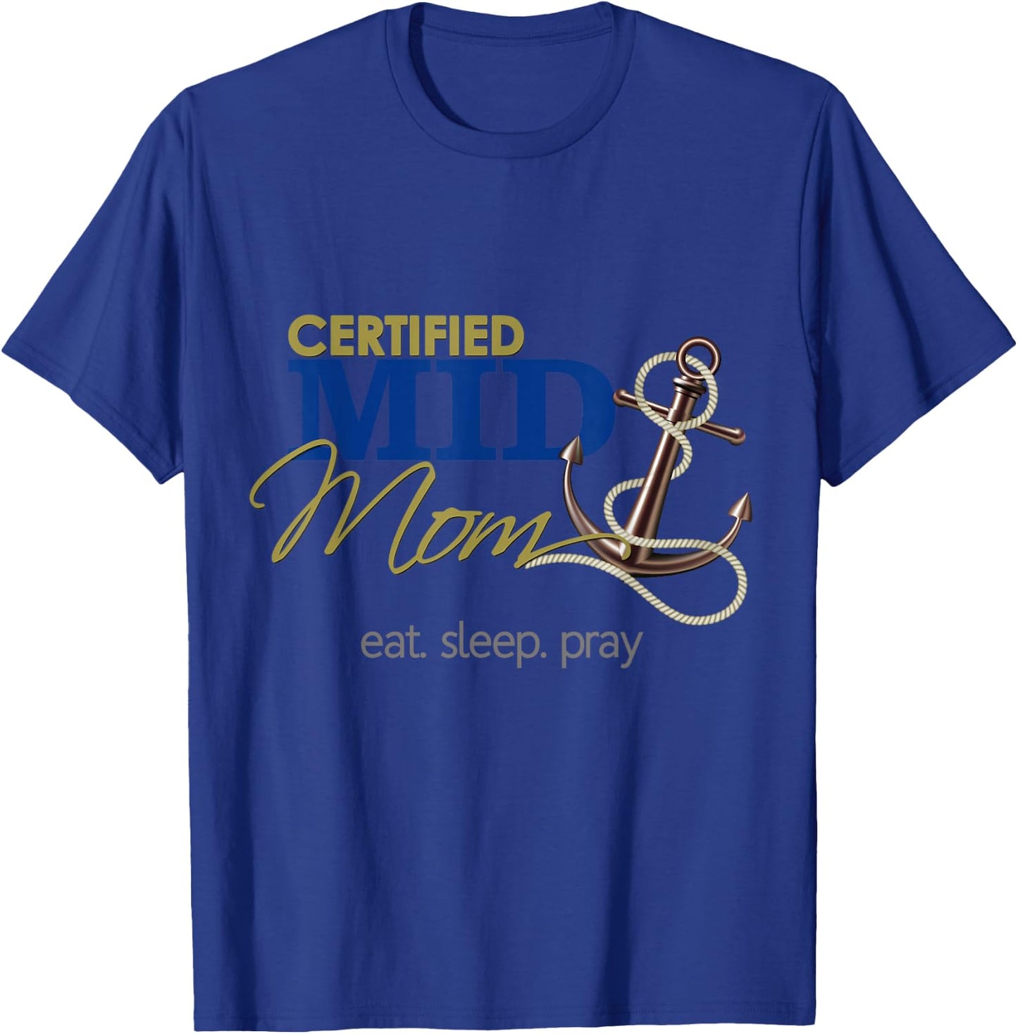 Naval Academy (USNA) Mom T-Shirt - T-Shirt | Royal