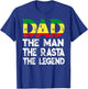 Storecastle: Dad The Rasta The Legend Father's Day T-Shirt - T-Shirt | Royal