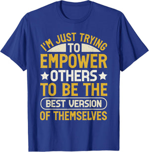 Conflict Resolution Specialist Quote T-Shirt - T-Shirt | Royal