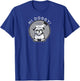 "Hi Doggy" Shirt with hand - Distressed T-Shirt - T-Shirt | Royal