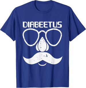 Diabeetus Beard Diabetes Awareness Gift T-Shirt - T-Shirt | Royal