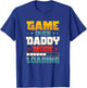Game Over Daddy Mode Loading Pregnancy Announcement Husband T-Shirt - T-Shirt | Royal