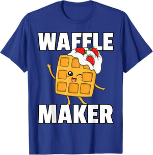 Waffle World's Best Waffle Maker Cute Lovers Syrup T-Shirt - T-Shirt | Royal