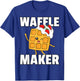 Waffle World's Best Waffle Maker Cute Lovers Syrup T-Shirt - T-Shirt | Royal