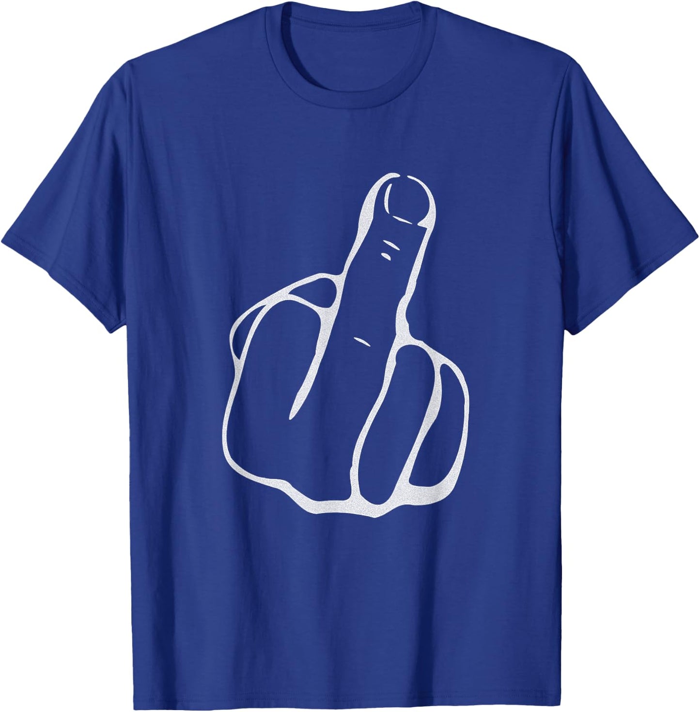Middle Finger Flip Off T-Shirt - T-Shirt | Royal