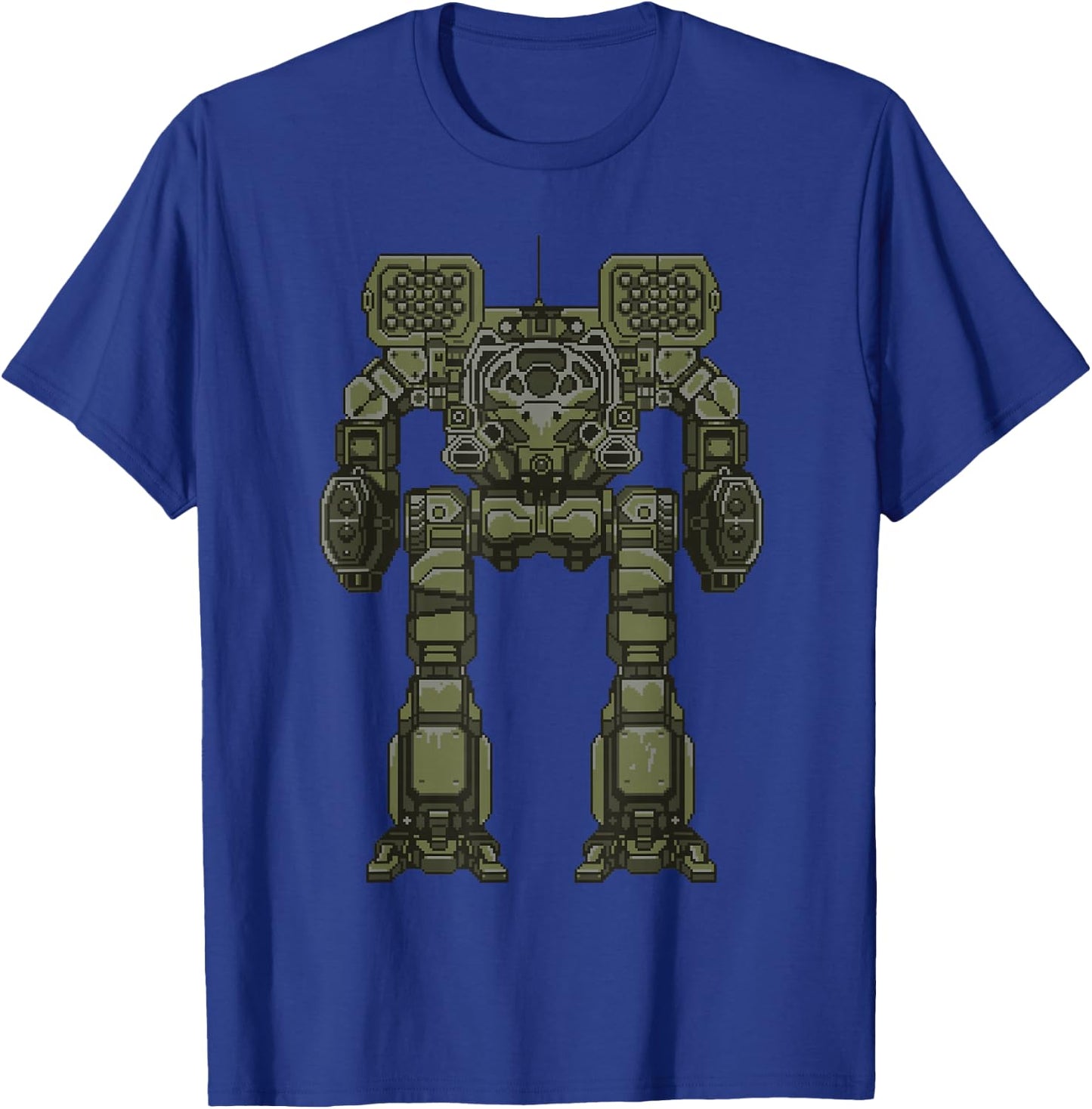 Pixel Timber Wolf T-Shirt - T-Shirt | Royal
