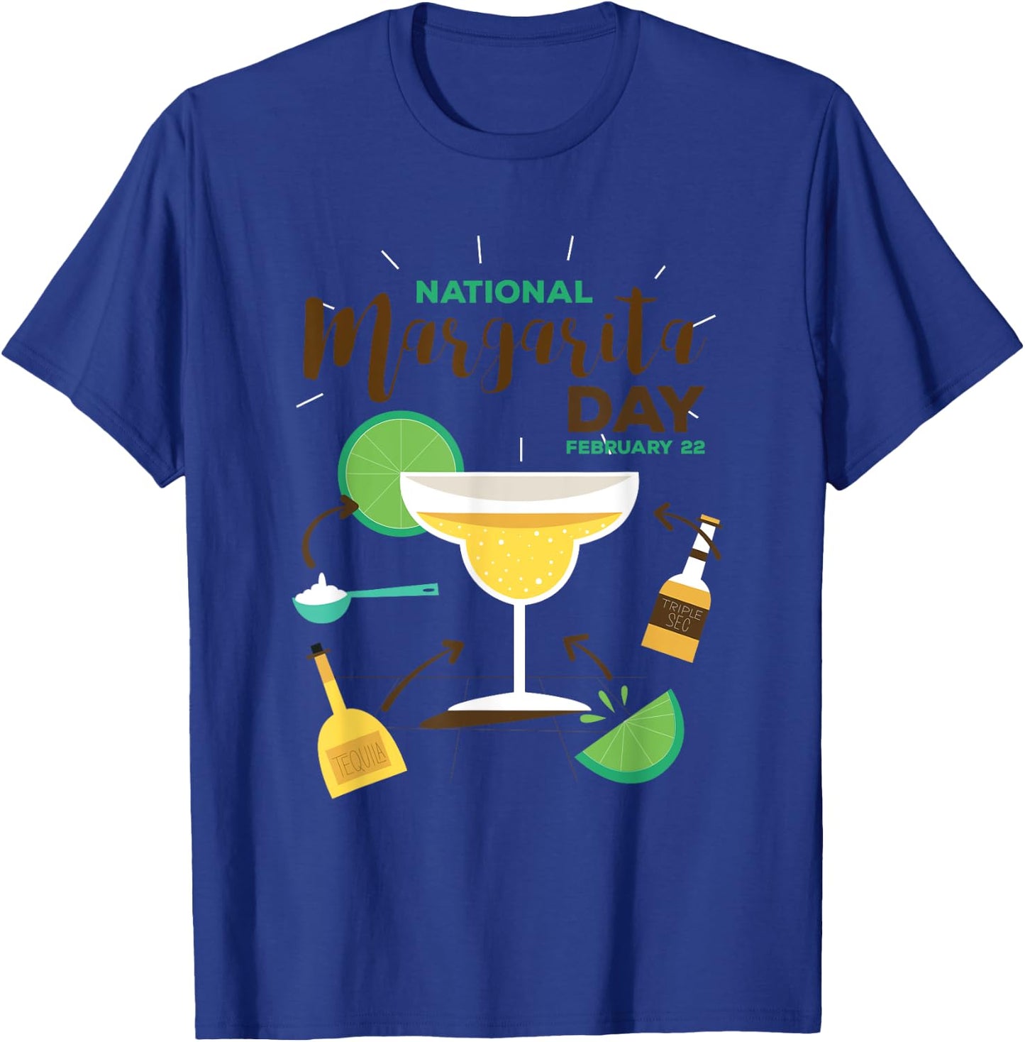 National Margarita Day T-Shirt - T-Shirt | Royal