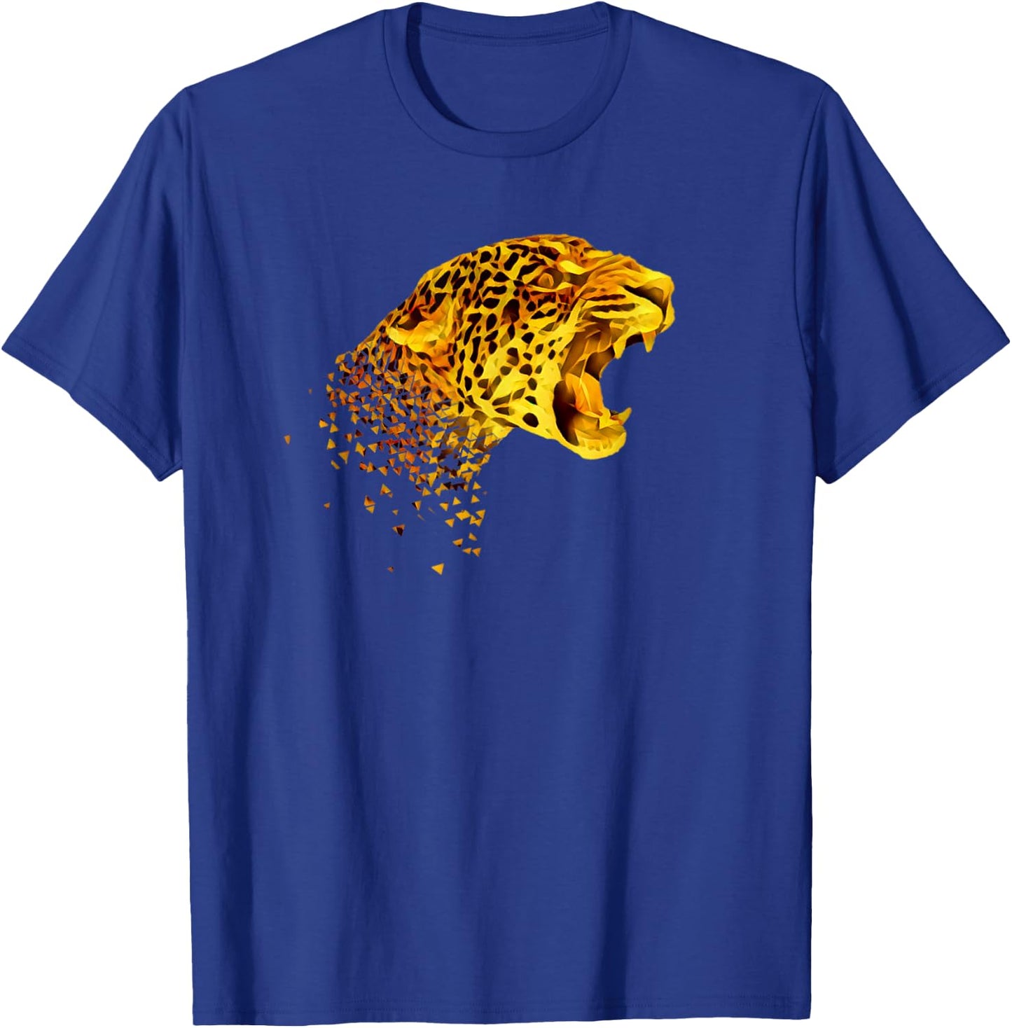 Jaguars Gold Mascot Design Jaguar Animal T-Shirt - T-Shirt | Royal
