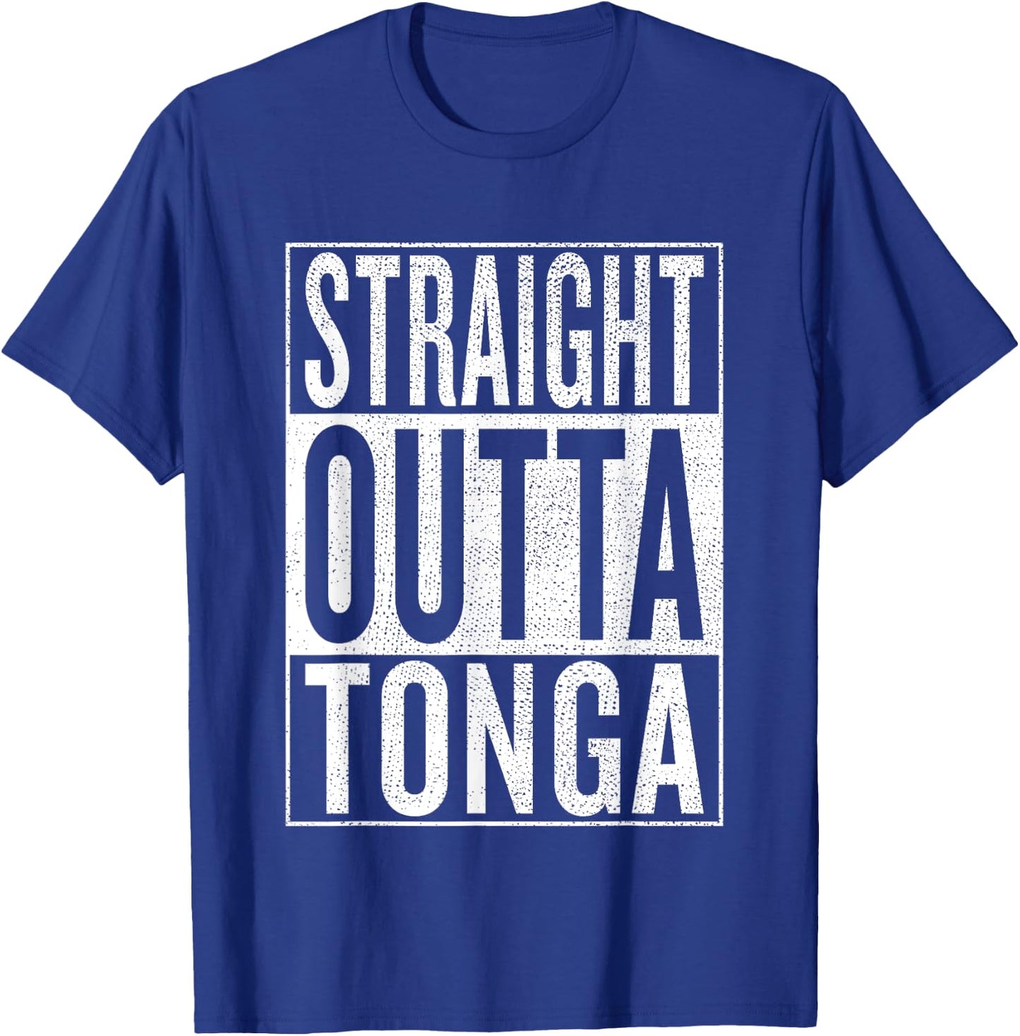 Straight Outta Tonga Great Travel & Gift T-Shirt - T-Shirt | Royal