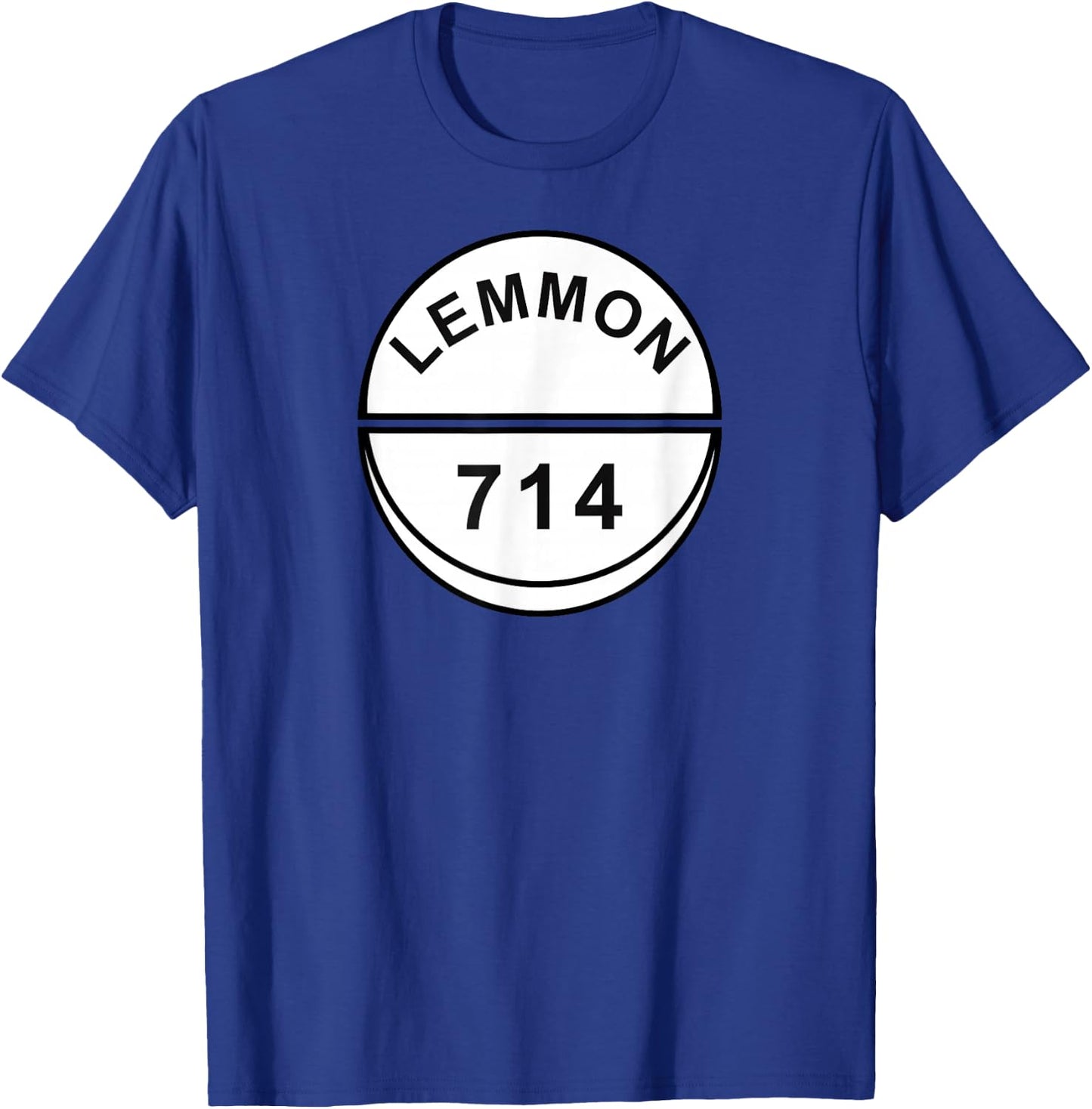 Lemmon 714 Retro 80s Rave T-Shirt - T-Shirt | Royal